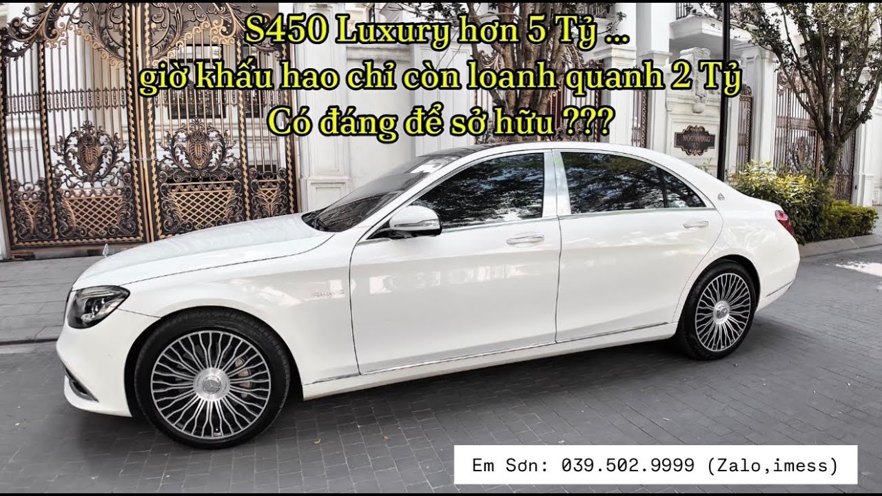 MERCEDES BENZ S450 LUXURY ĐÃ TỪNG CÓ GIÁ LĂN BÁNH HƠN 5 TỶ GIỜ ĐÂY CHỈ CÒN 2 TỶ QUÁ HỜI RỒI CÁC BÁC!