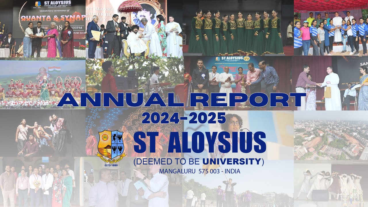ANNUAL REPORT  2024-25: ST ALOYSIUS UNIVERSITY ,MANAGLURU