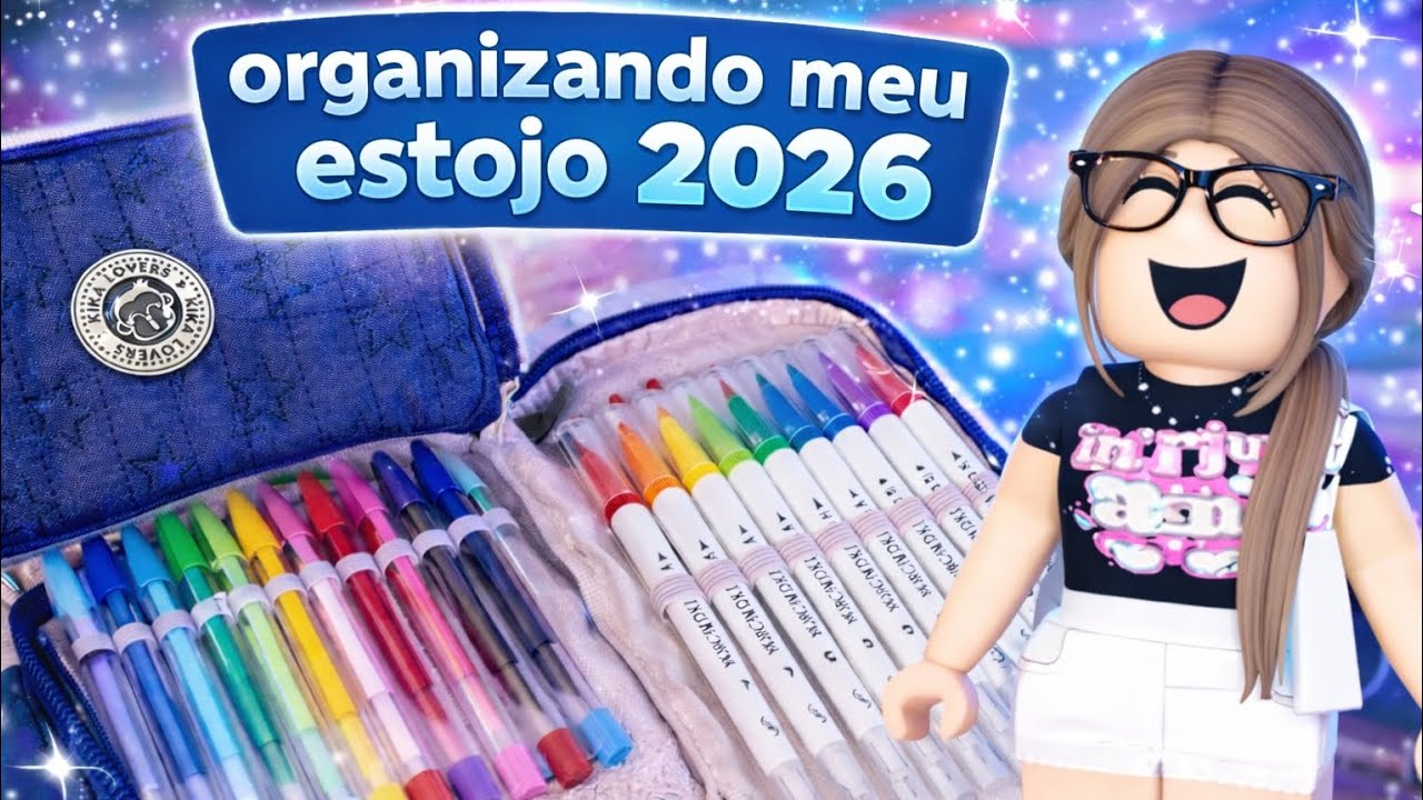 Organizando meu estojo para 2026 ✏️✨