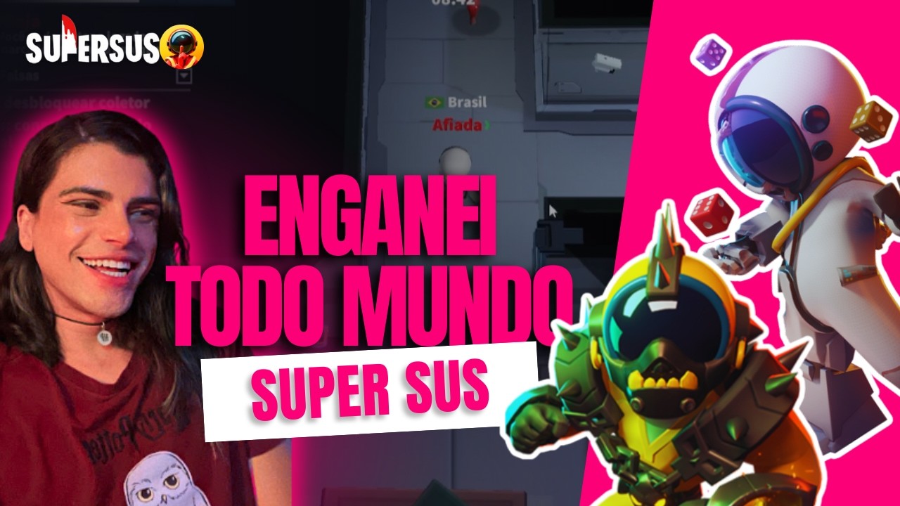 FUI CANIBAL e APOSTADOR no Super Sus 😈 Enganei TODO MUNDO!