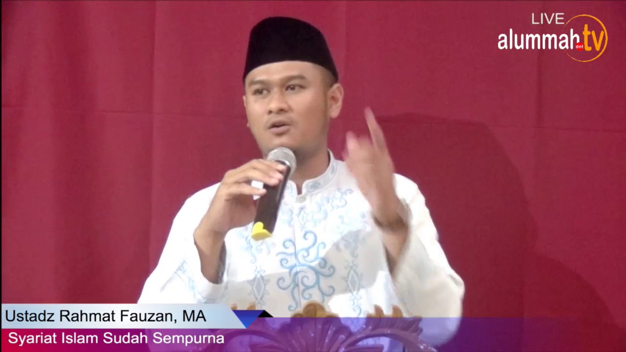 Live alummah tv | Ustadz Rahmad Fauzan, MA | Syariat Islam itu Sempurna