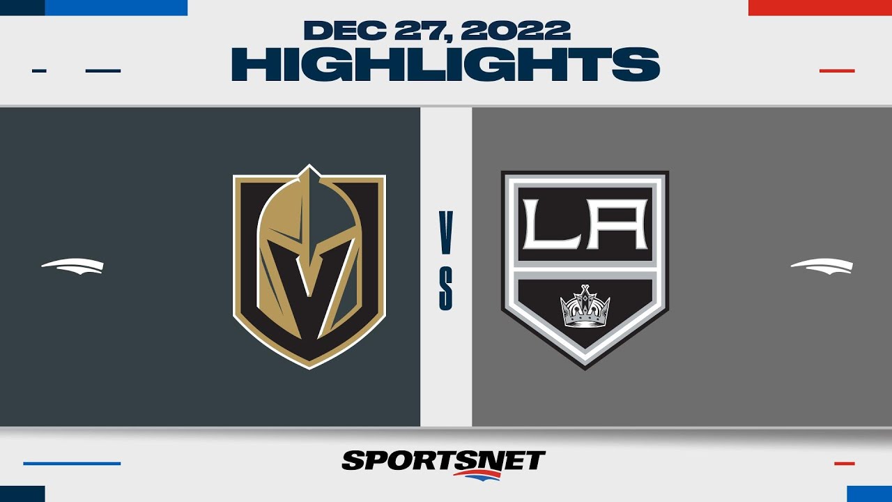 NHL Highlights | Golden Knights vs. Kings - December 27, 2022
