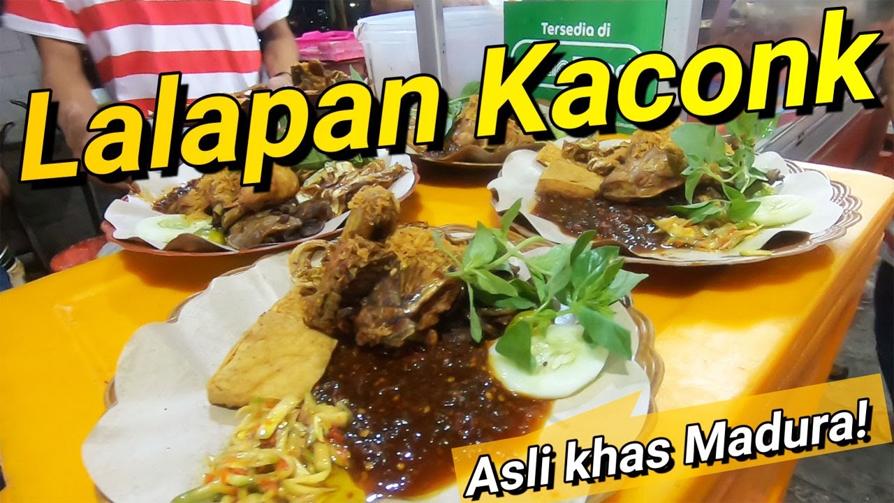 WARUNG JALANAN DAN SELALU RAMAI PEMBELI LALAPAN K-CONK CEBBHINK MADURA | Makan Seru 146