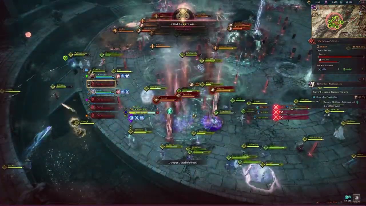 Tevent PVP Syn vs Wraith server #1 - Seeker POV Healer (Longbow + Wand) | Throne and Liberty