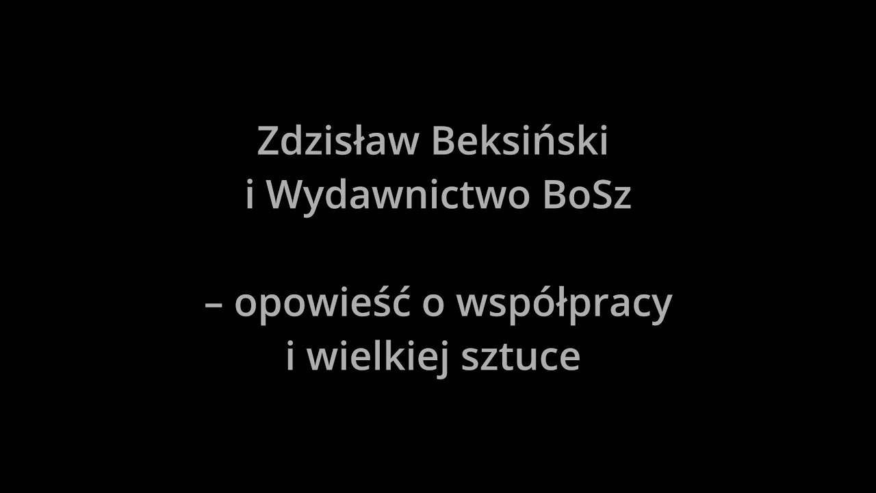 Zdzisław Beksiński i Wydawnictwo BoSz &ndash; historia wsp&oacute;łpracy