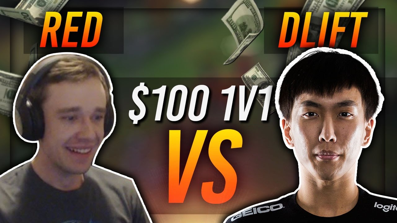 REDMERCY VS DOUBLELIFT | $100 1v1 SHOWDOWN!! - League of Legends