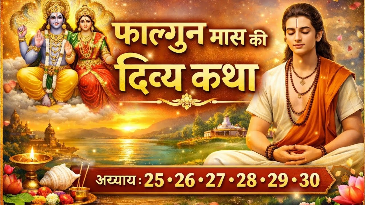 🌸 फाल्गुन मास की दिव्य कथा | Bhavnatmak Adhyatmik Katha | Falguna Maas Katha | Spiritual Story 🌸