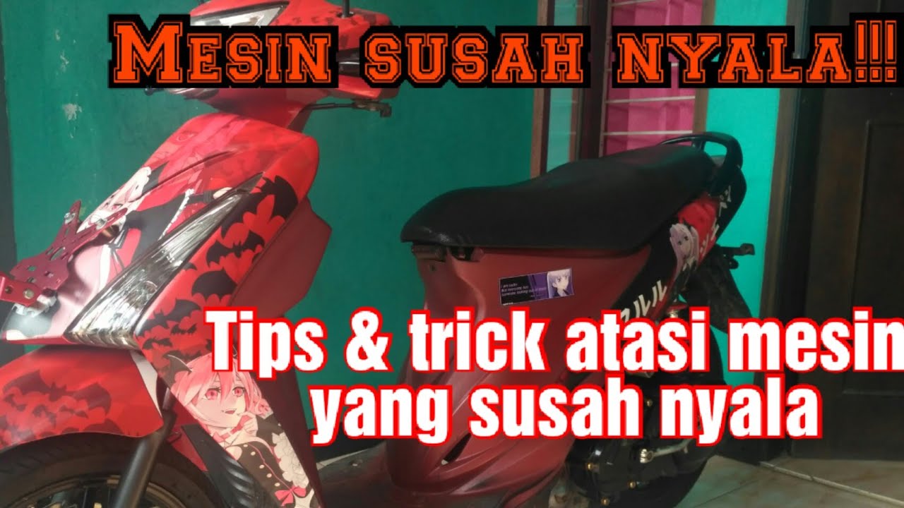 Atasi mesin motor suzuki spin 125 susah nyala