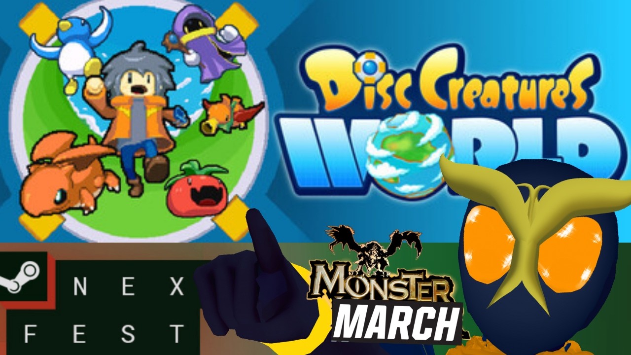 grab your discs and your monsters and head out into the demo of DISC CREATURES WORLD!