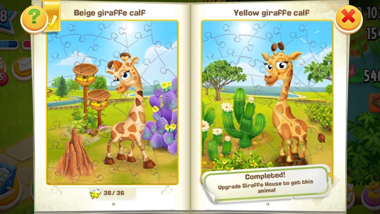YELLOW GIRAFFE CALF unlock #hayday #giraffe  #game #super #youtube #supercell