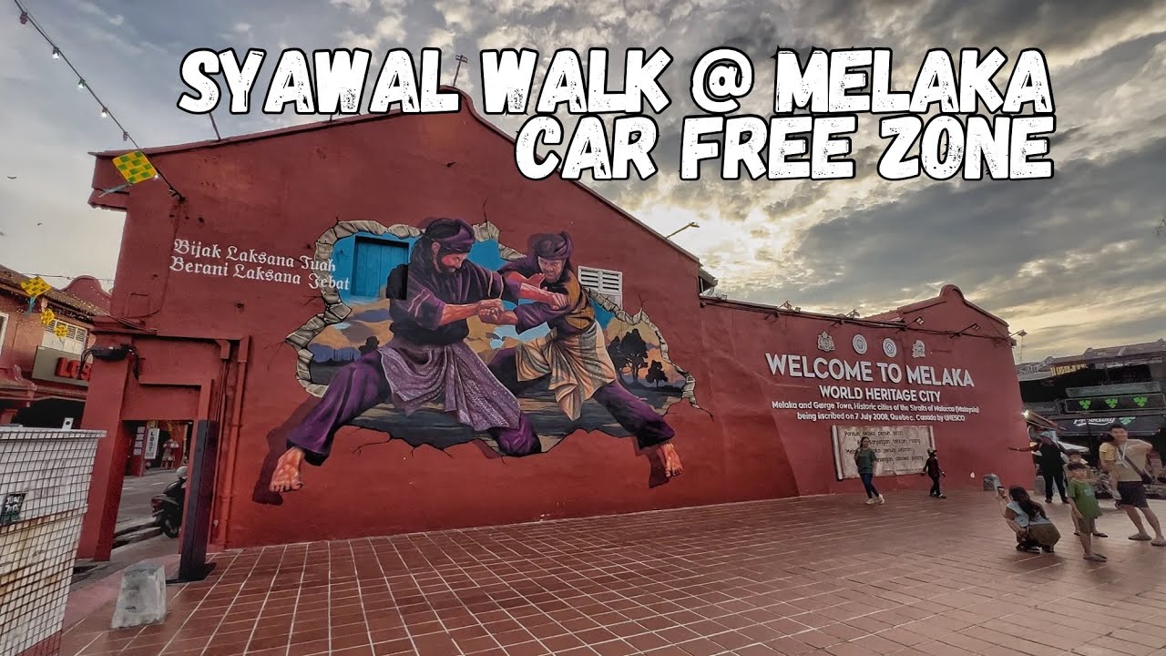 Syawal Walk @ Melaka Car Free Zone 2025 @ near Stadthuys, Banda Hilir, Melaka #walk #melaka
