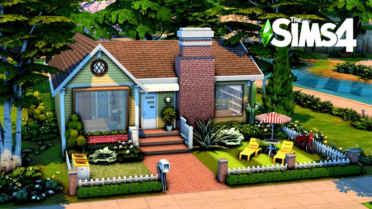 Rumah Mungil Retro 🪐 | The Sims 4 Indonesia Speed Build