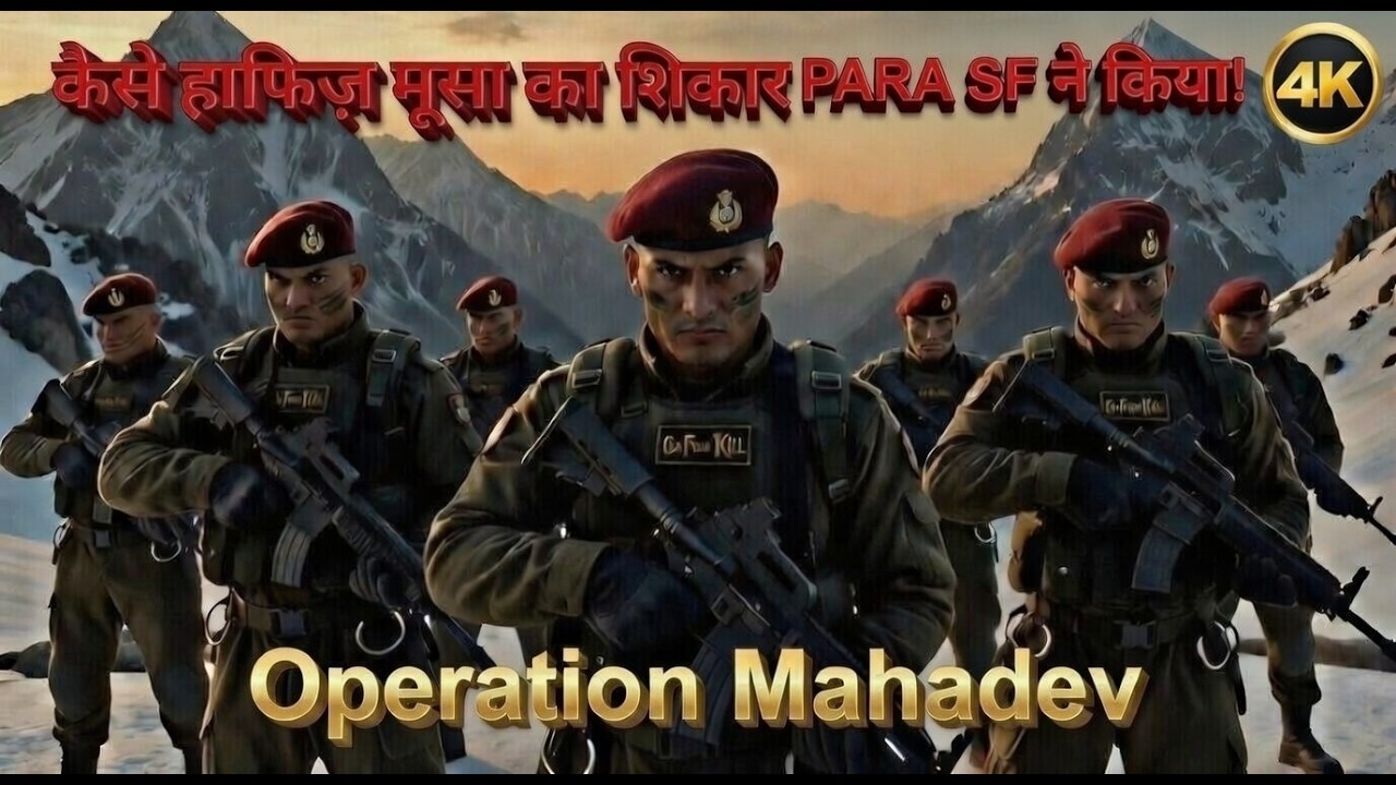 कैसे Para SF ने किया हाफ़िज़ मूसा का 'The End' | पहलगाम का पूरा हिसाब | Operation Mahadev