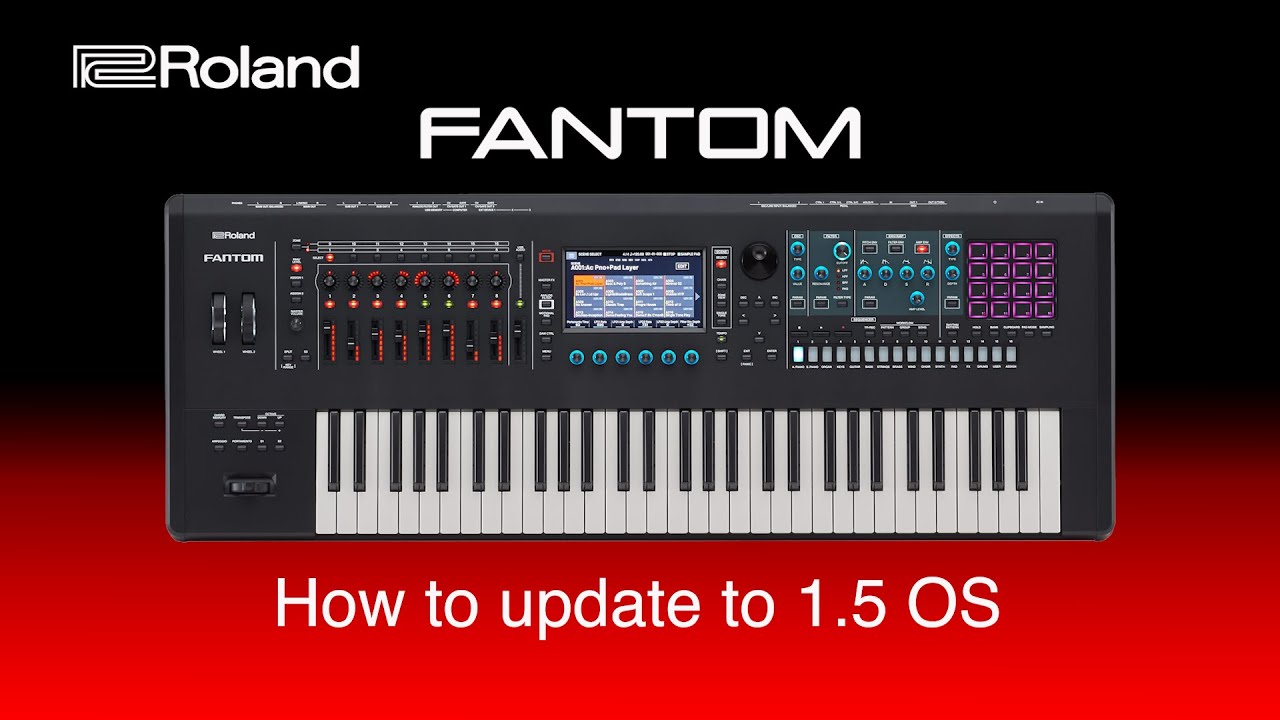 Roland FANTOM - How to update to 1.5 OS
