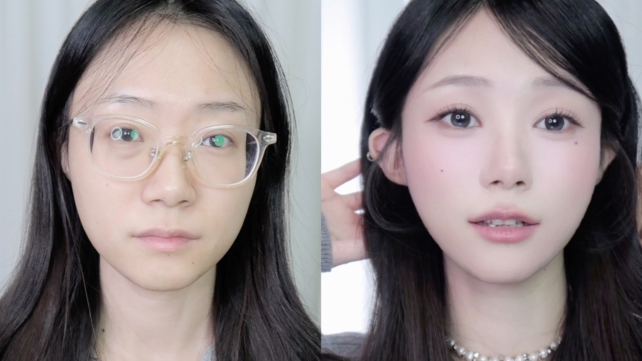 요기쪼기🌞겨쿨 과몰입 주의💜“나 오늘 좀 예쁜데?”핑크모브 데이트 메이크업 | 발렌타인ver.