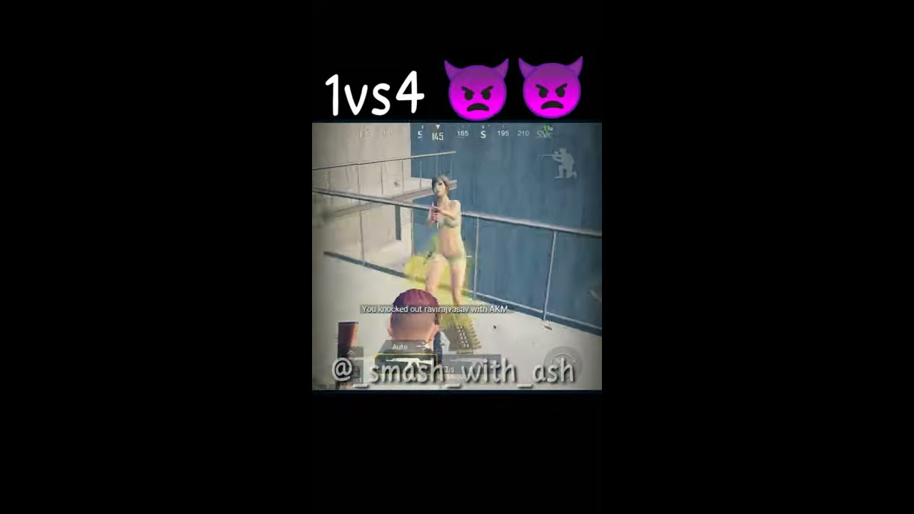 | 1🆚4 | #pubgmobile #pubgshorts #short #shorts #hydraalpha 👿😇