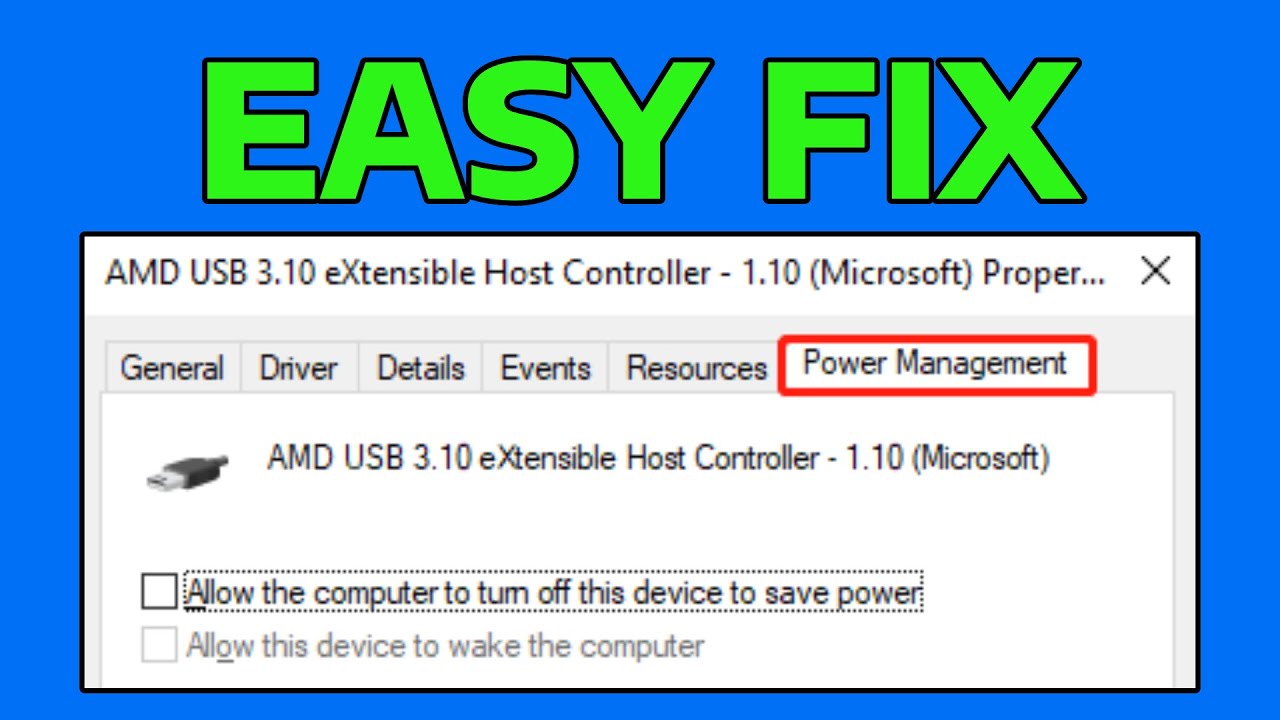 How To Fix Power Management Tab Missing in Device Manager in Windows 11