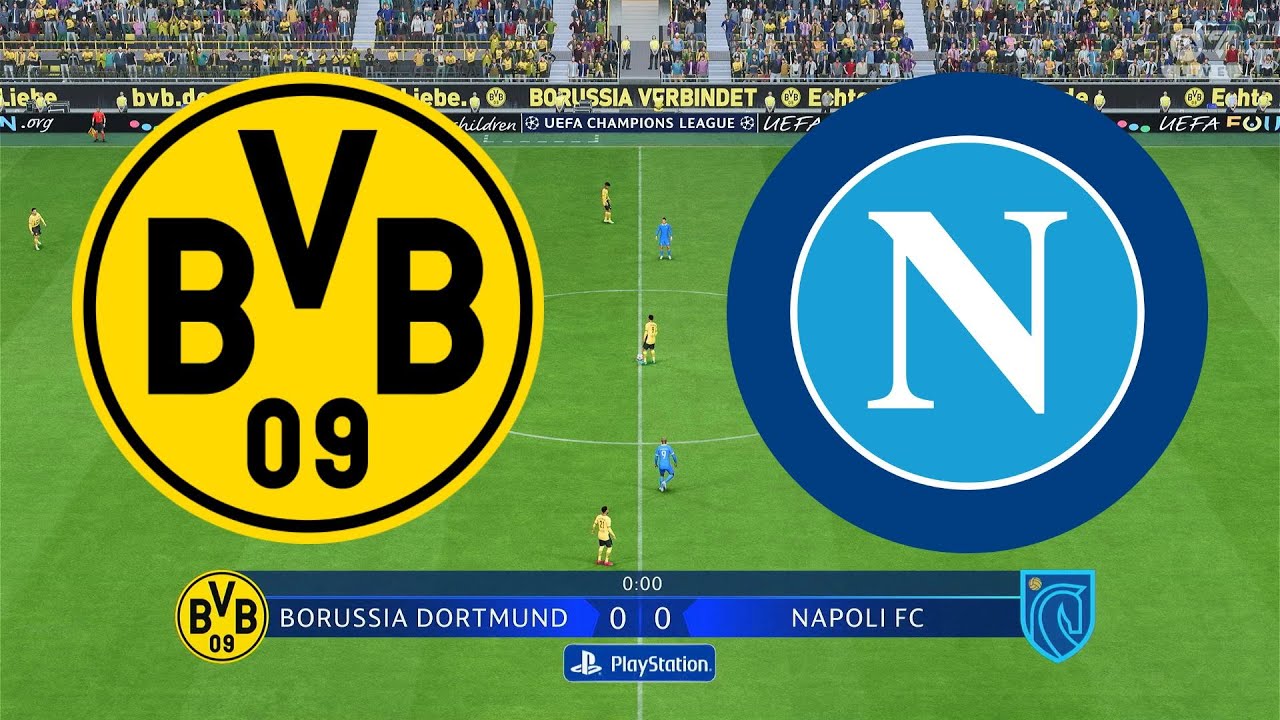 EA Sports FC 24 | Borussia Dortmund vs Napoli - BVB Stadion Dortmund | Gameplay PS5