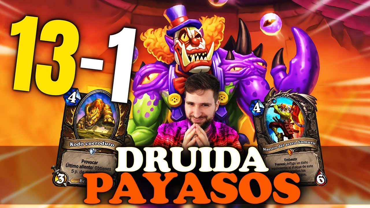 13-1 con DRUIDA PAYASOS en LEYENDA 🤡