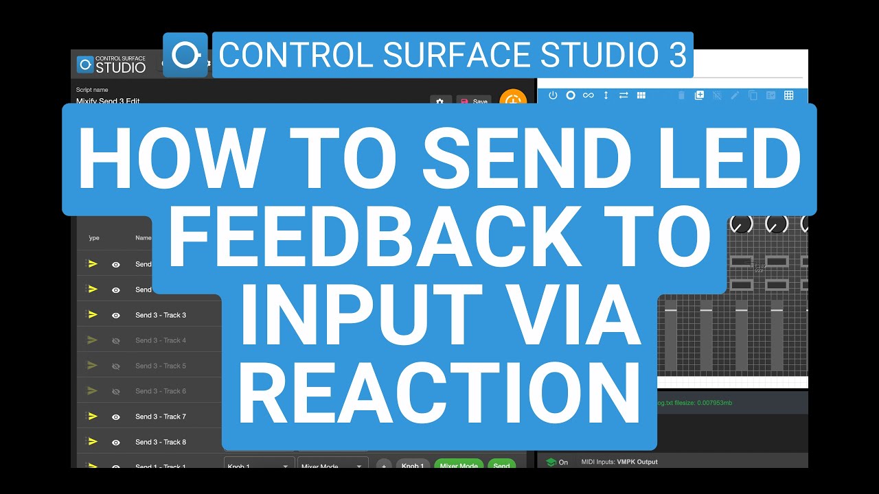 Send LED Feedback to Input via a Reaction