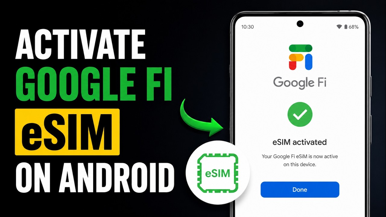 Как активировать eSIM Google Fi на Android: пошаговая настройка | Инструкция по установке eSIM Go...