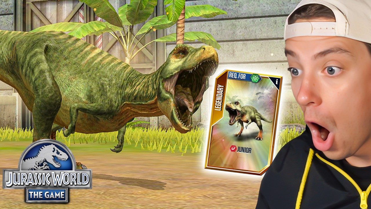 I Unlocked JUNIOR!!!!!!!!! (Jurassic World The Game)