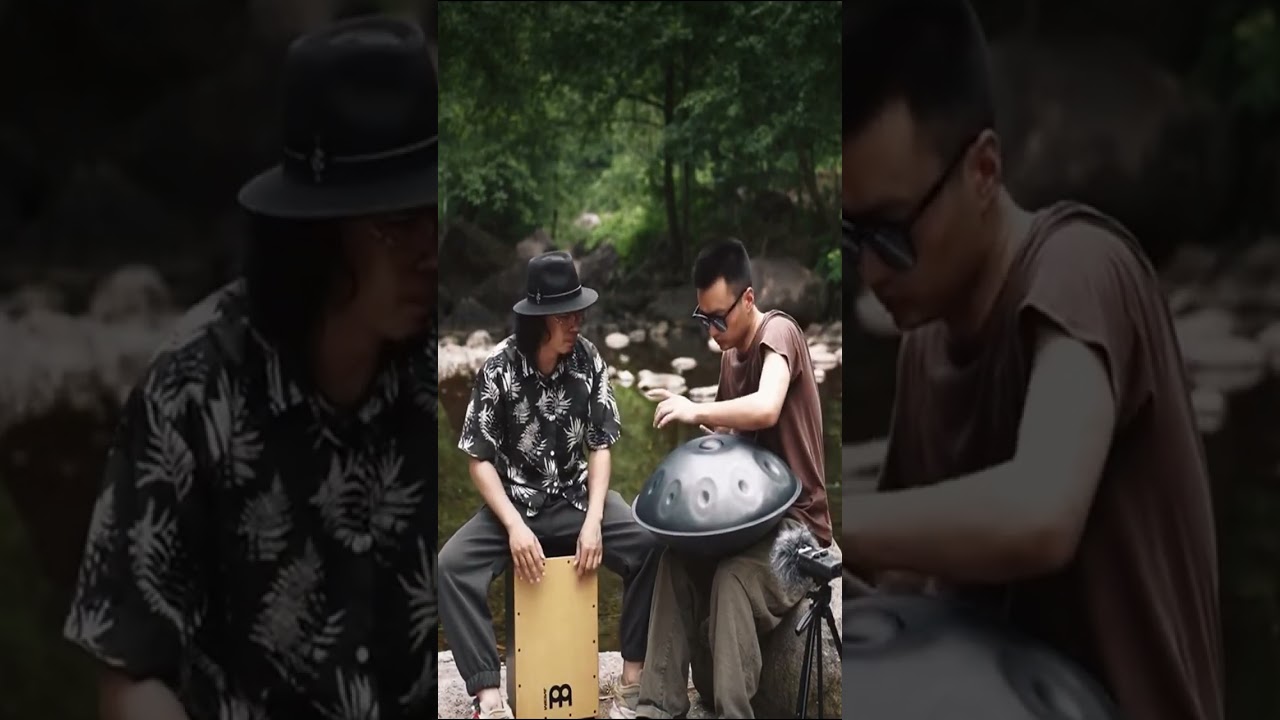The hand disc x cajon improvisation is a bit clever