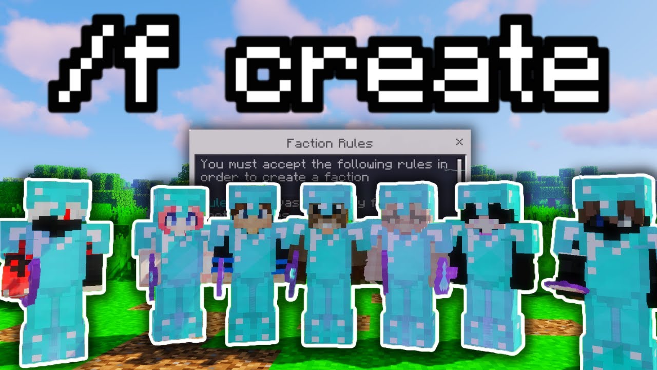 Creating my OWN Faction! - Minecraft Bedrock Factions