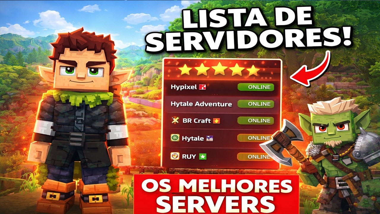 Onde Jogar Hytale? Os Melhores Servidores