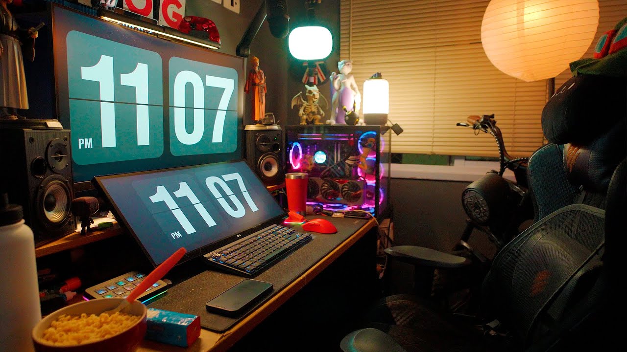 TUDO que um GAMER precisa pra uma NOITE TRANQUILA + MONITOR NOVO!