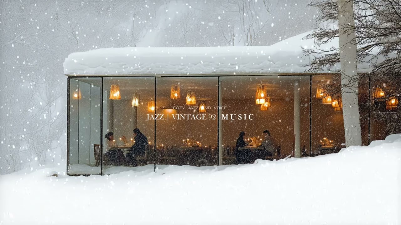 [playlist] Кафе в снежном лесу, покой сквозь окно | 13 Cozy Vocal Jazz Tunes