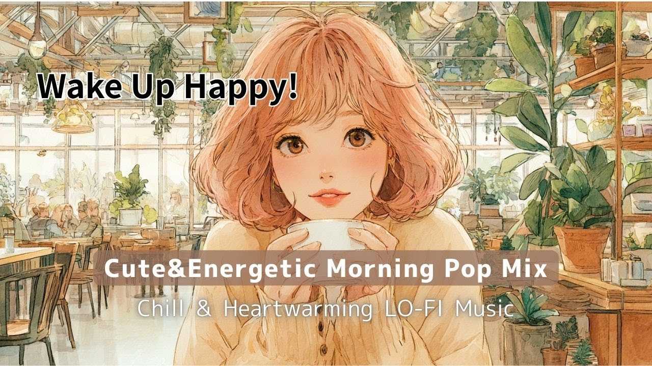 【洋楽playlist】Wake Up Happy! – Extended Morning Edition/Morning Lo-Fi /かわいくてポジティブな洋楽POP💛