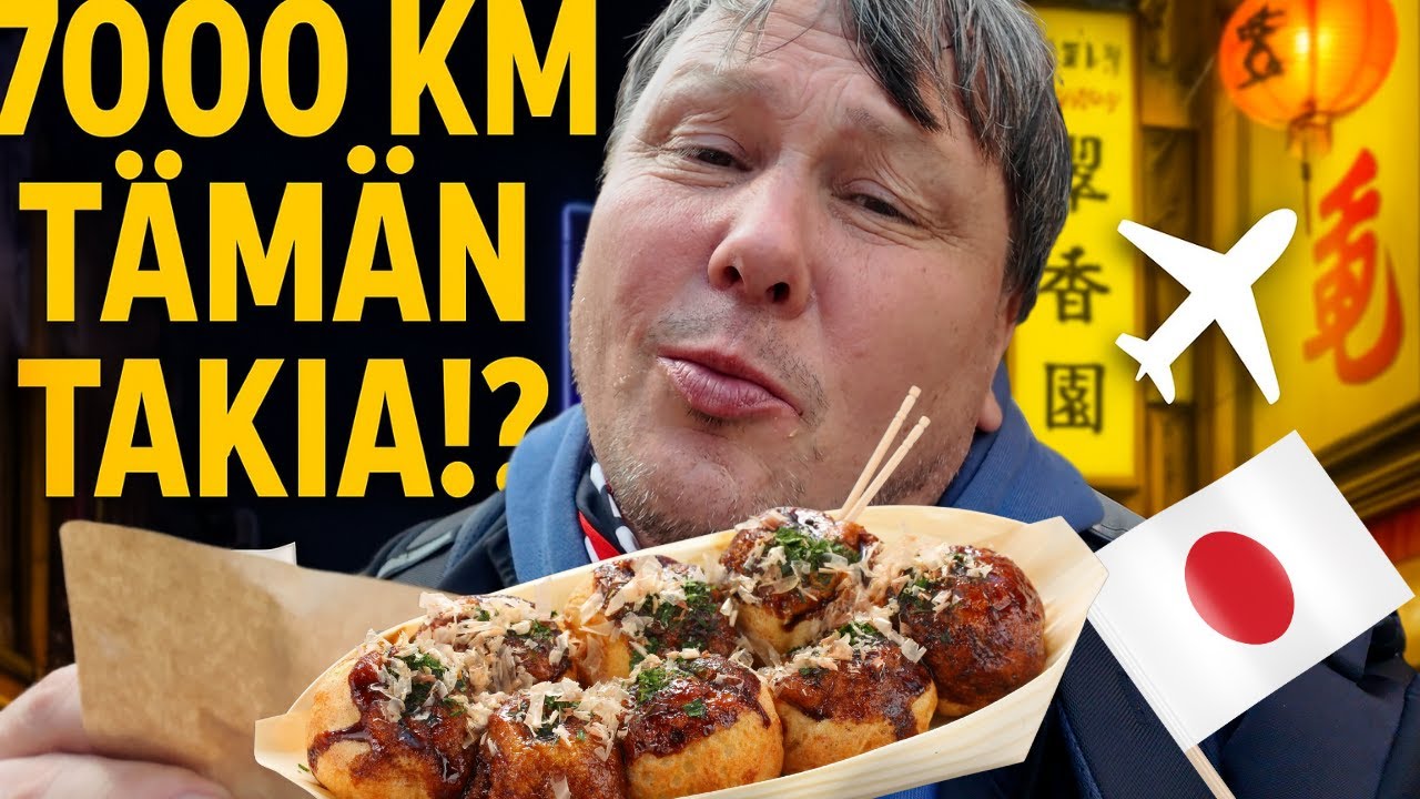 Matkustin 7000 km Japaniin Syömään Katuruokaa!