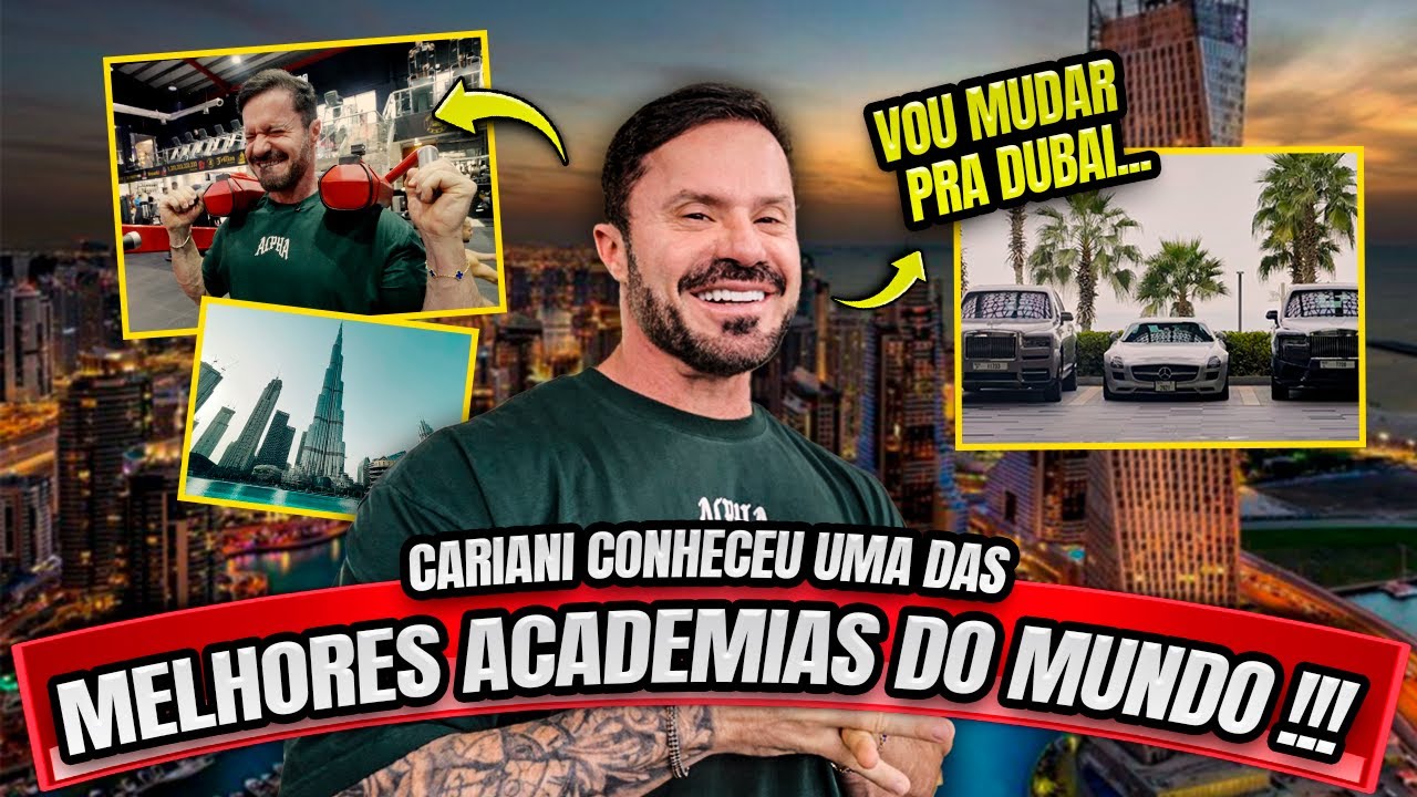 CARIANI CONHECEU UMA DAS MELHORES ACADEMIAS DO MUNDO EM DUBAI!!!