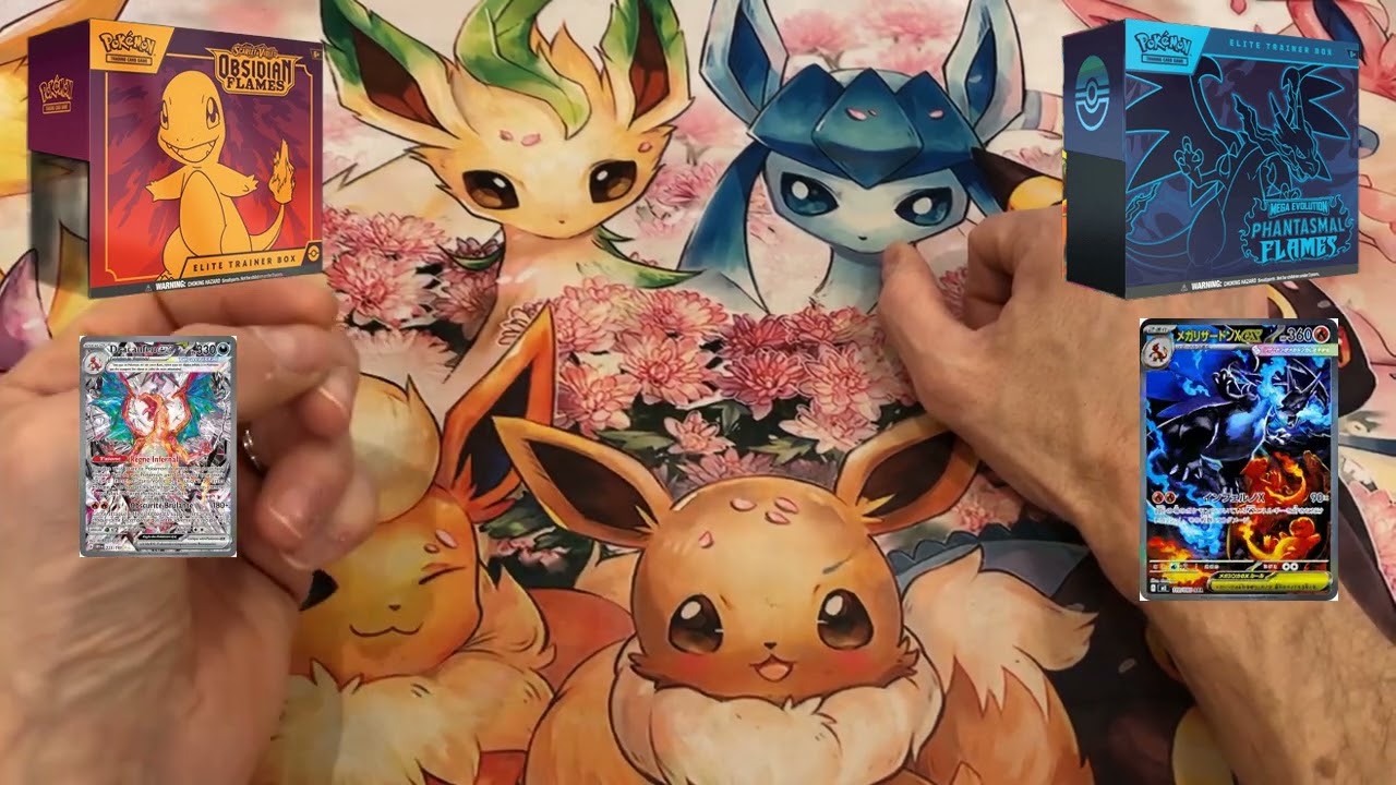 ME2 Flammes Fantasmagoriques futur EV3 Flammes Obsidiennes ( POKEMON )