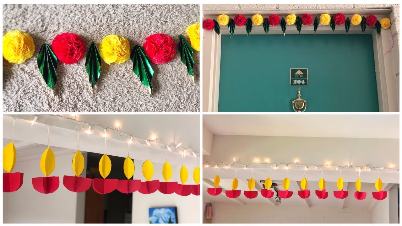 Easy Diwali Decoration Ideas | DIY Toran | Home Decorations | ItsSupriyasLife