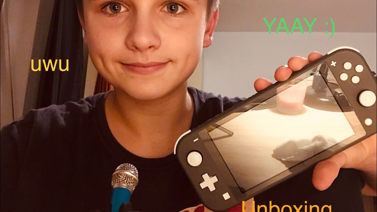 [ASMR] Nintendo Switch lite unboxing + some gameplay :) ♥️