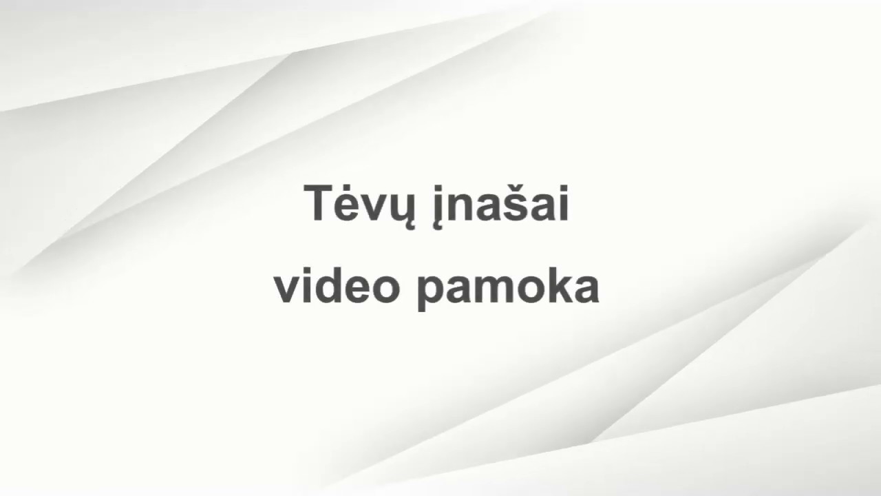 Tėvų įnašai