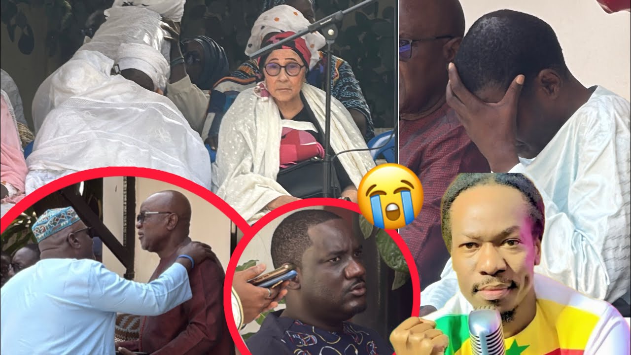 Ndeysane Décès de nicolas diop, ismaila lo, oustaz maodo et dj kalz inconsolable devant sa famille