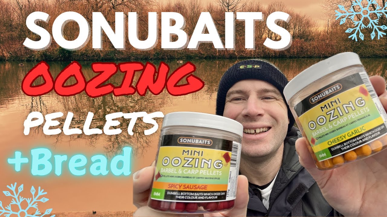 Ultimate Winter Fishing Combo? Sonubaits Oozing Carp and Barbel Pellets With Bread at Sumners Ponds