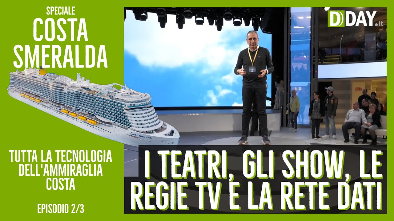 La tecnologia di Costa Smeralda - Parte II: i teatri, le regie TV, gli show e la grande rete