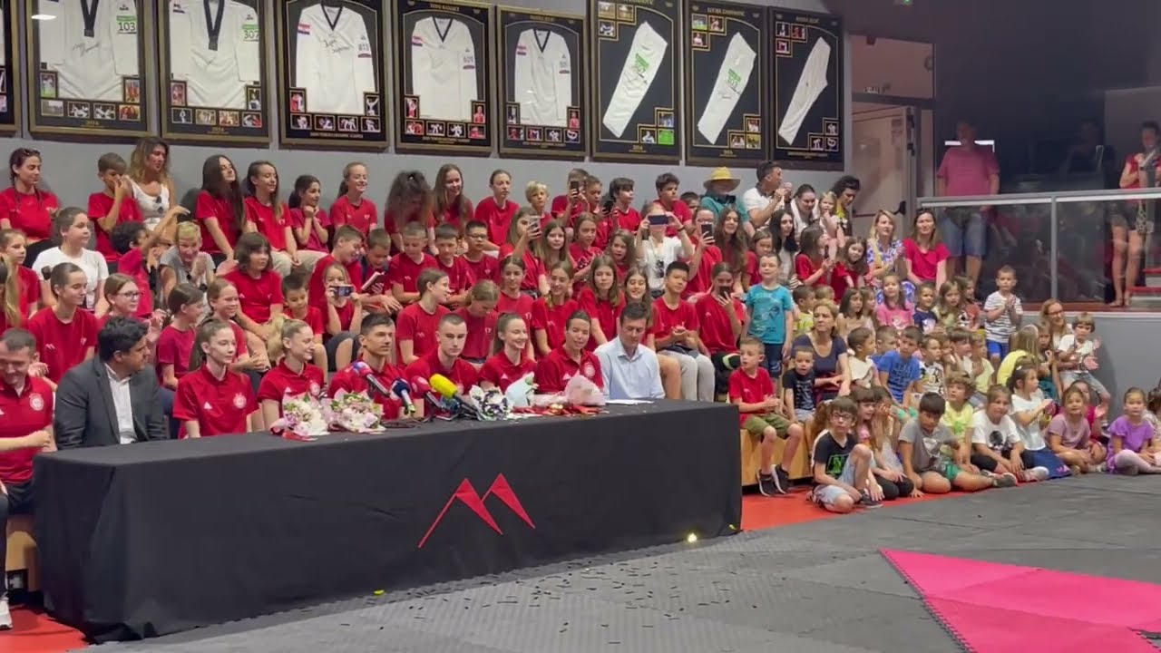 Doček osvajača medalja sa Europskog prvenstva u Manchesteru 2022
