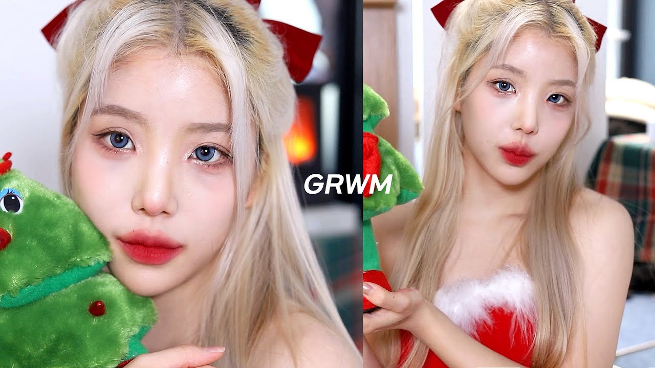크리스마스에는 레드립이지🎄+헤어스타일링