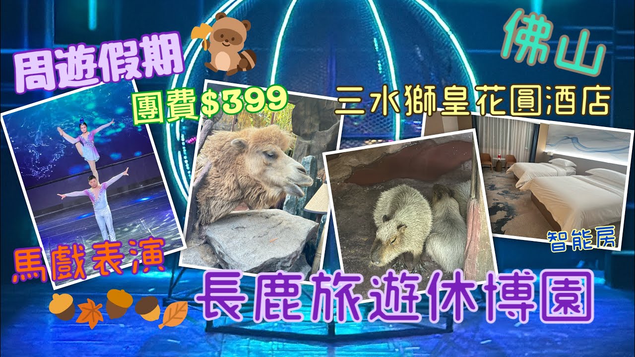中國好去處｜佛山長鹿動物園馬戲團費$399｜Mobe Cheung