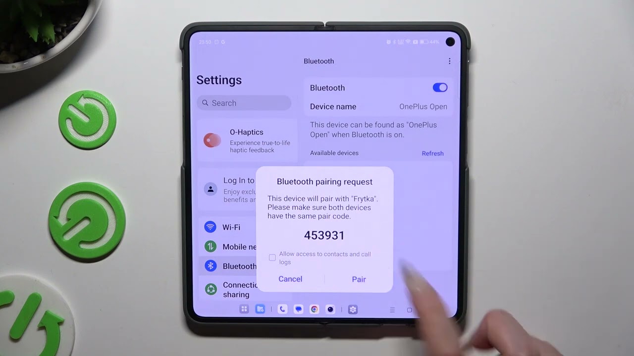 OnePlus Open - How to Connect Bluetooth Device | Pair Bluetooth Devices