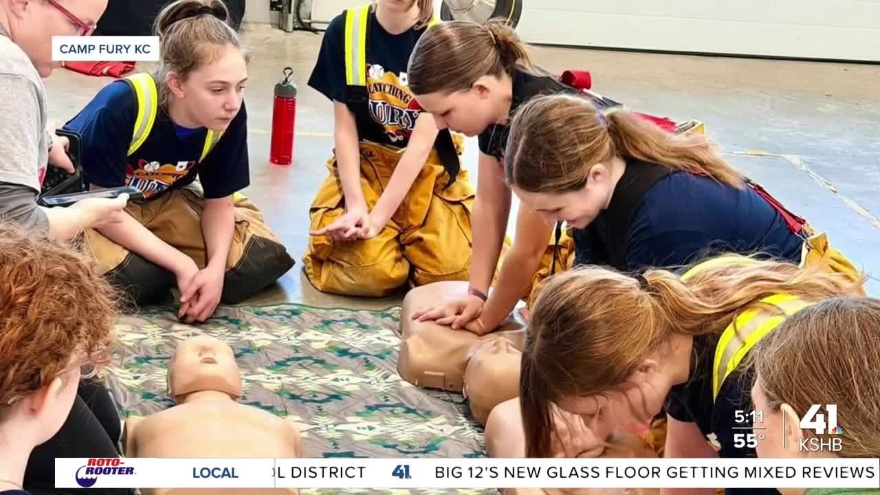 Firsthand experience: Camp Fury puts teen girls in firefighters' boots