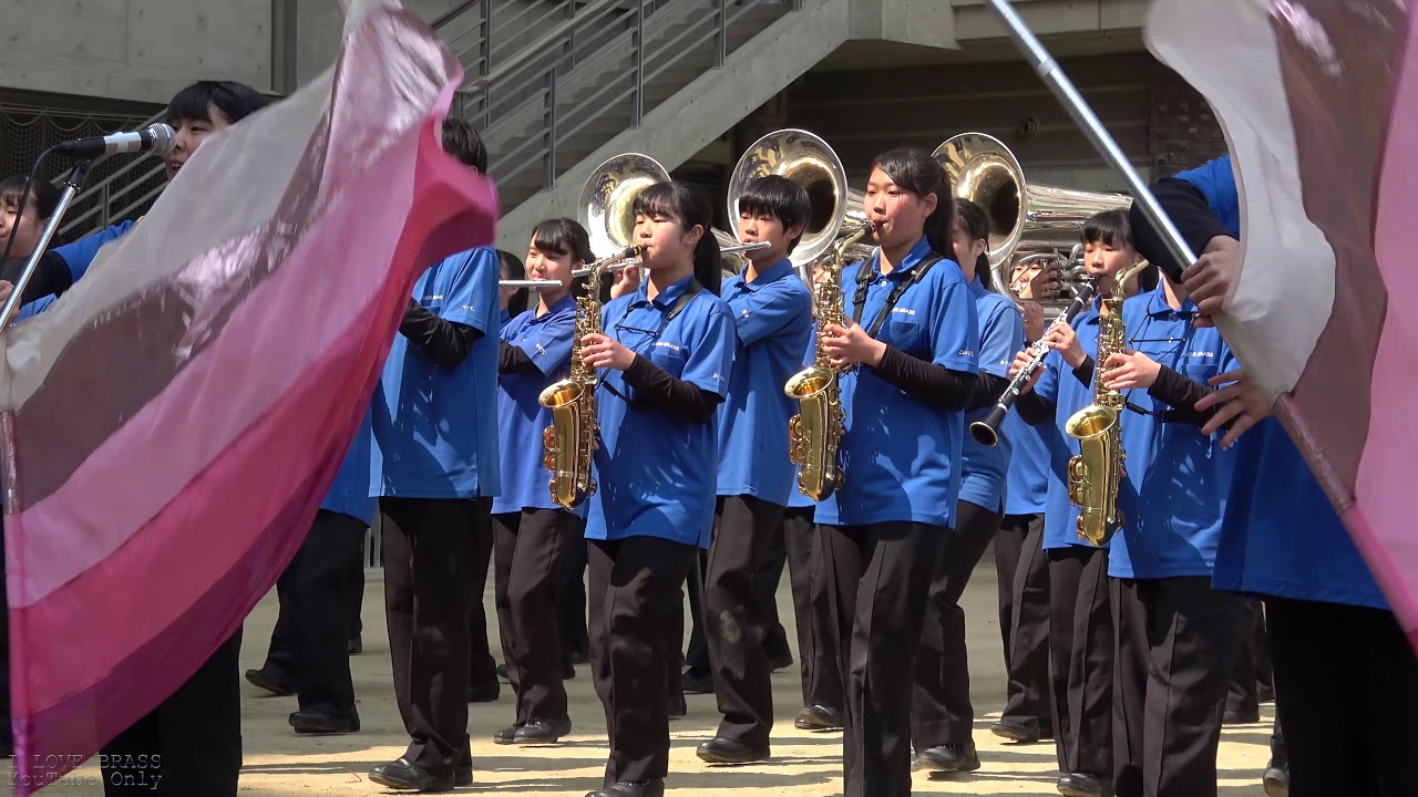 甲西高校　2018京都さくらパレード