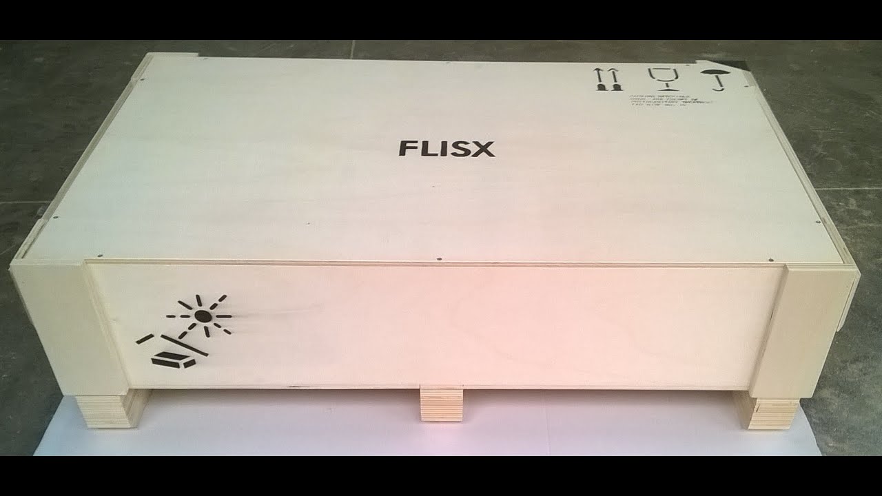 Embalaje - Caja de Madera para envío de Escultura con negativo blando
