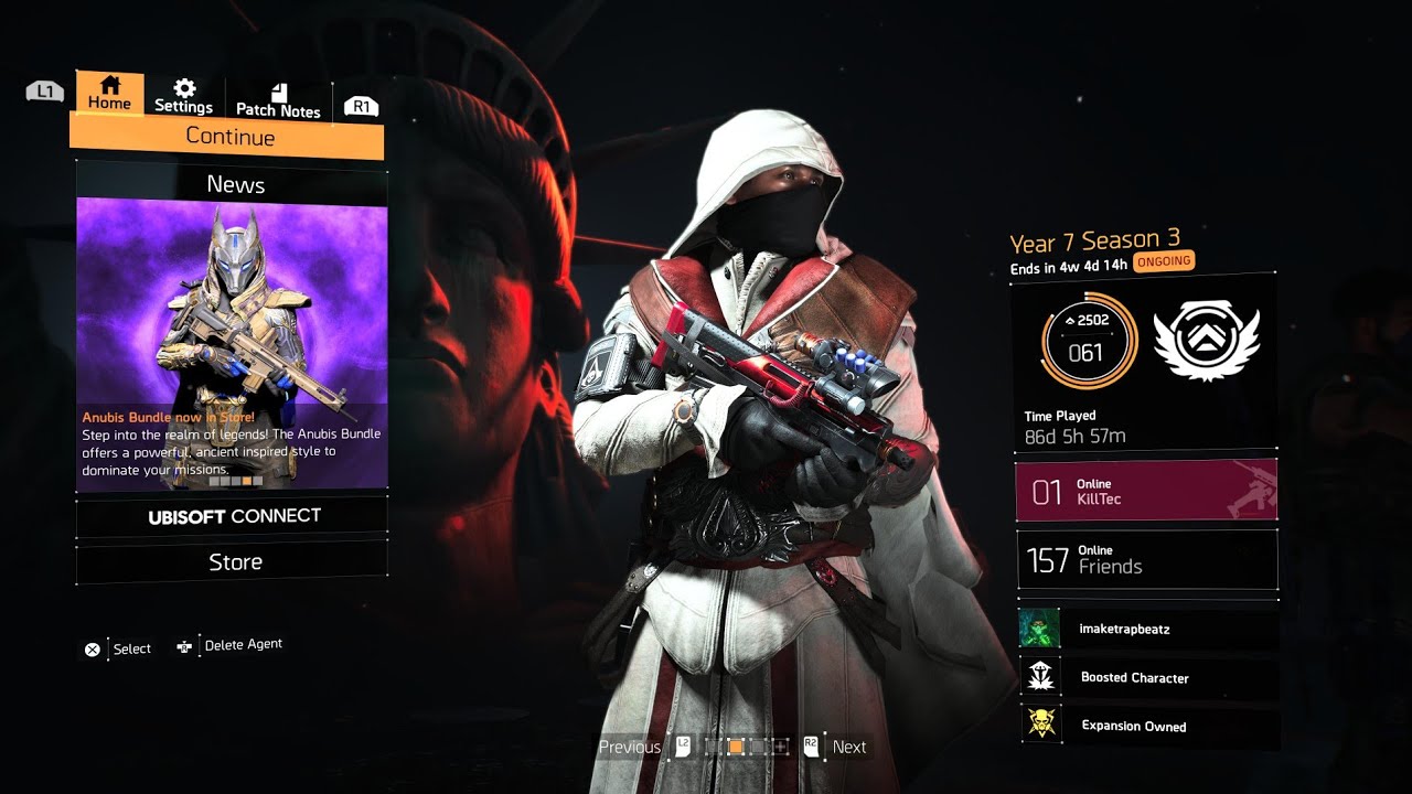 Working on New Builds 🔫🔥🎮 | The Division 2 | #KillTec