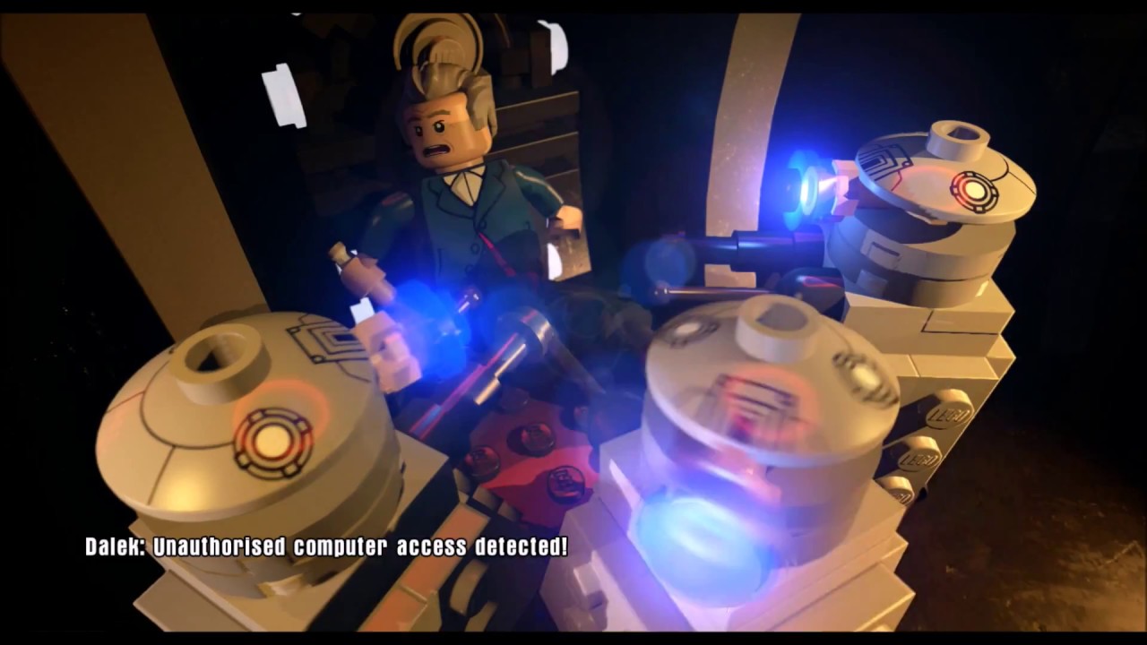 LEGO Dimensions - The Dalek Extermination of Earth - All Cutscenes (Doctor Who Level Pack)
